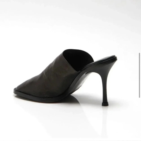 NEW Free People Leila Heeled Leather Mules size 37 US 6.5-7 - Picture 13 of 13